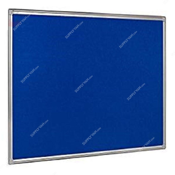 Deluxe One Sided Felt Board, 120 x 90CM, Blue