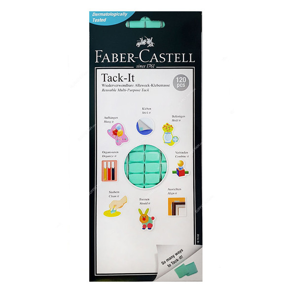 Faber-Castell Tack-it Castell Adhesive, 187092, 75GM, Green