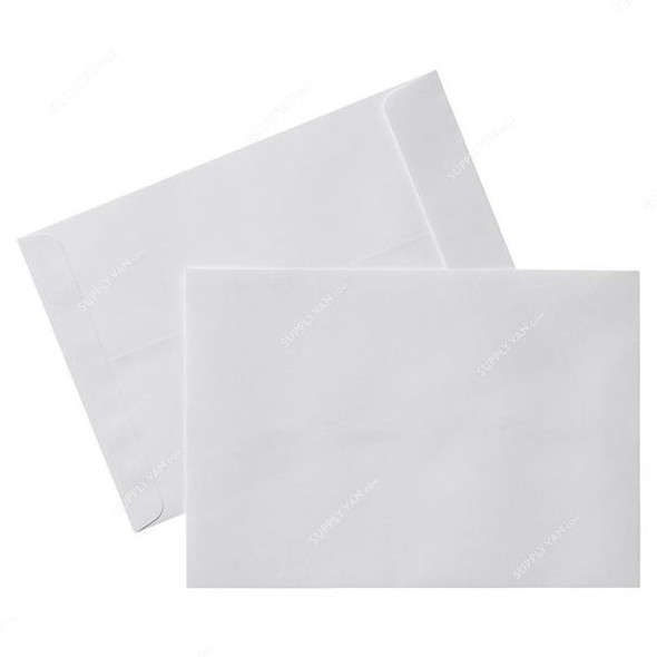 Hispapel Peel/Seal Envelope, WE-A4-01, 100 GSM, 229 x 324MM, White, 50 Pcs/Pack