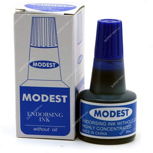 Modest Stamp Pad Ink, 30ML, Blue