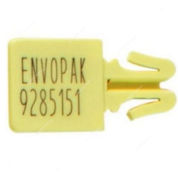 Envopak PS-2 Cash Security Poly Seal, CSS-YLW-01, 7 Digit, Yellow, 250 Pcs/Pack