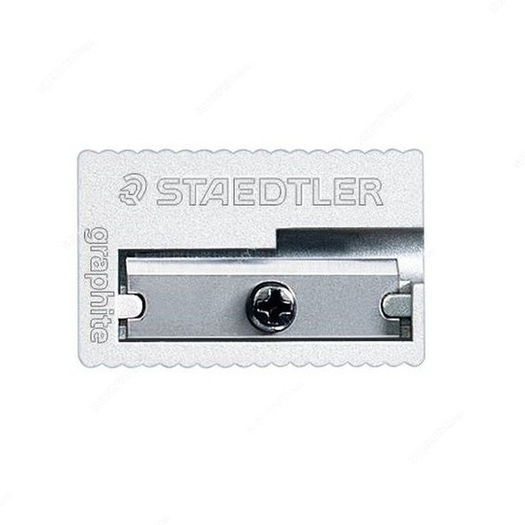 Staedtler Single Hole Metal Sharpener, 510-10, 8.2MM, Silver, 10 Pcs/Pack