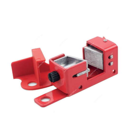 Loto-Lok Circuit Breaker Lockout for MCB, CB-MST-4091, Red