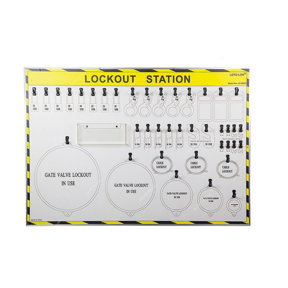 Loto-Lok Shadow Board, LS-SBEM, Aluminium, 1220 x 840mm