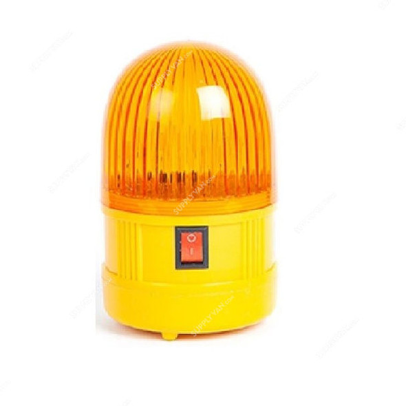 Loto-Lok Magnetic Base Flashing Light, LSP-FLSH-LITE, Yellow/Orange
