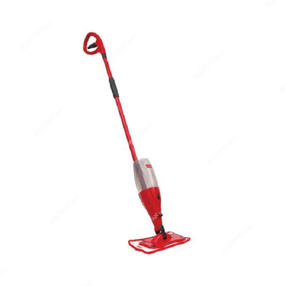 Vileda Promist Max Flat Floor Spray Mop, Red
