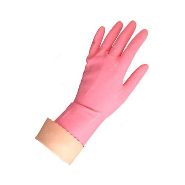 Vileda Sensitive Delicate Hand Gloves, L, Pink