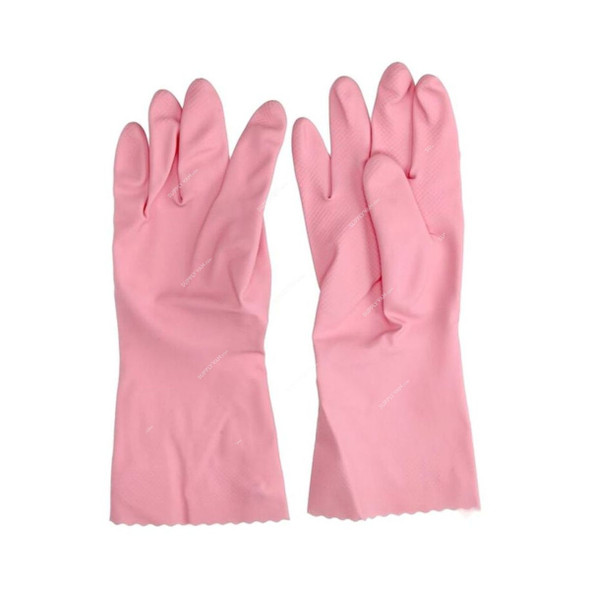 Vileda Sensitive Delicate Hand Gloves, M, Pink