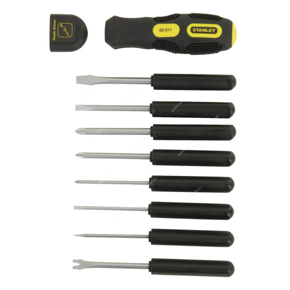 Stanley 9-Way Screwdriver, STHT62511-8, 9 Pcs/Set