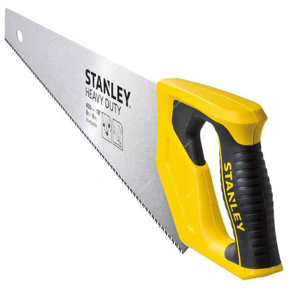 Stanley Heavy Duty Handsaw, STHT20374-LA, 450MM, Yellow/Silver