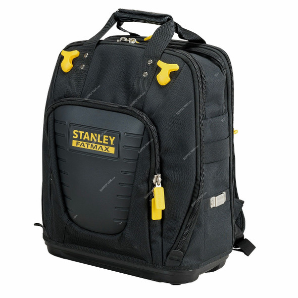 Stanley Quick Access Premium Tool Backpack, FMST1-80144, FatMax, 4 Compartments, Black