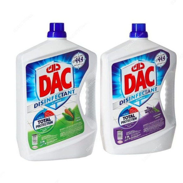 Dac Liquid Disinfectant Combo Pack, Pine and Lavender, 2.9 Ltrs, 2 Pcs/Set