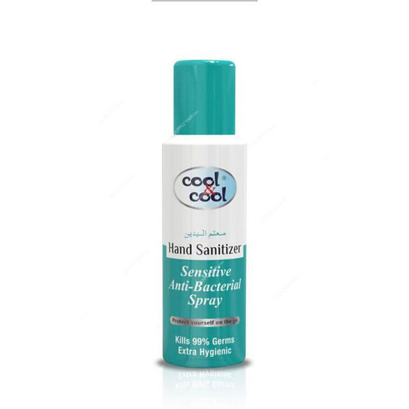 Cool and Cool Sensitive Hand Sanitizer Spray, 60ML