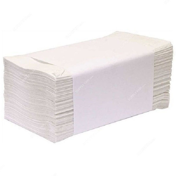 Intercare Singlefold Hand Towel, 1 Ply, 23 x 22.5CM, White, 267 Sheets/Pack