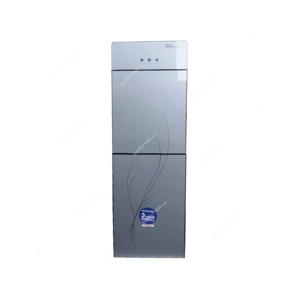 Sonashi 2 Tap Hot/Cold Freestanding Water Dispenser, SWD-54, 550W, Silver