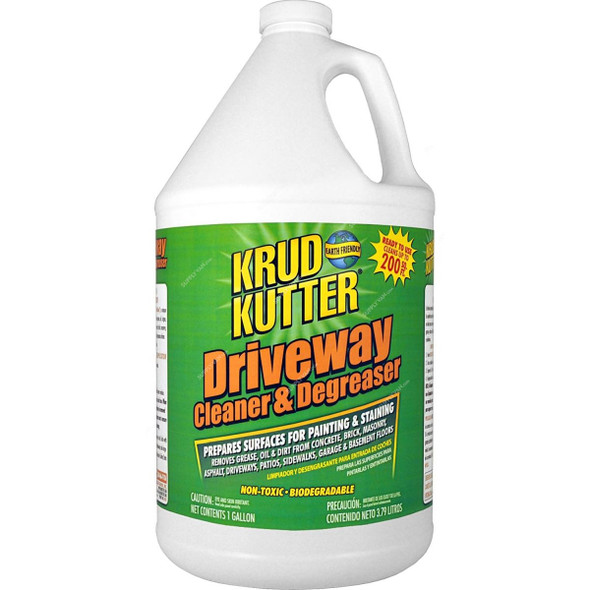 Krud Kutter Driveway Cleaner and Degreaser, DC016, 1 Gal