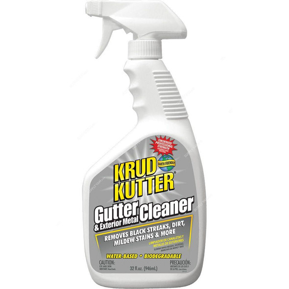 Krud Kutter Gutter and Exterior Metal Cleaner, GC326, 32 Oz