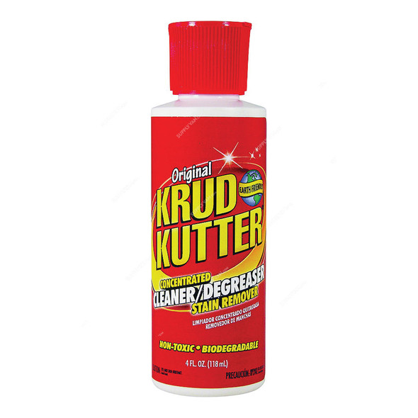 Krud Kutter Original Concentrate Cleaner and Degreaser, KK0424D, 4 Oz