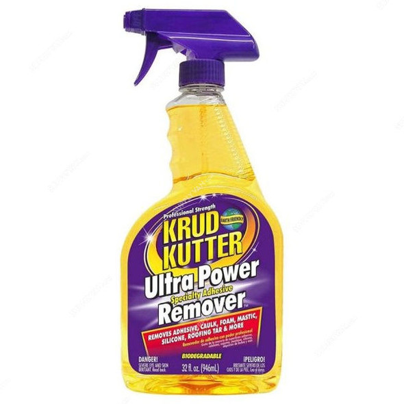 Krud Kutter Ultra Power Specialty Adhesive Remover, UP326, 32 Oz