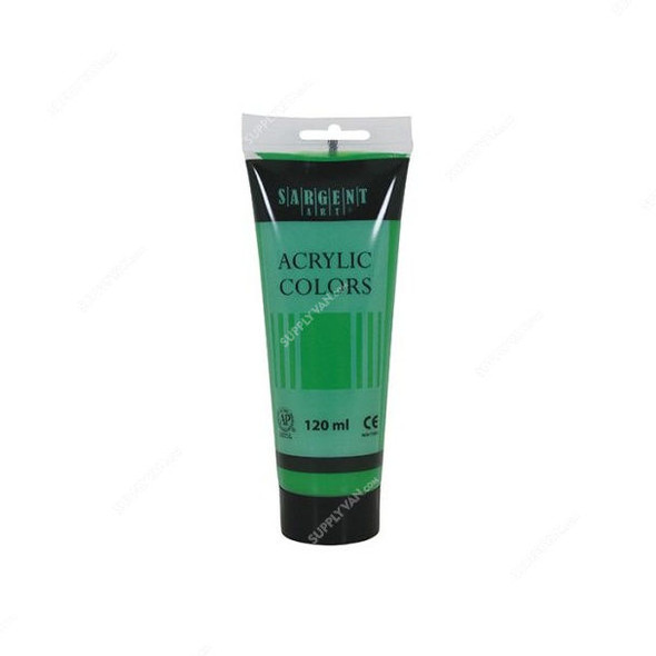 Sargent Art Acrylic Paint, SA23-0366, 120ml, Cadmium Green Hue