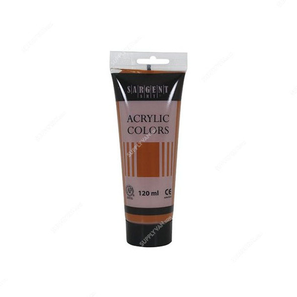 Sargent Art Acrylic Paint, SA23-0391, 120ml, Raw Sienna