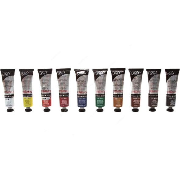 Daler Rowney Georgian Oil Color Selection Set, 111900650, 10 Pcs/Set