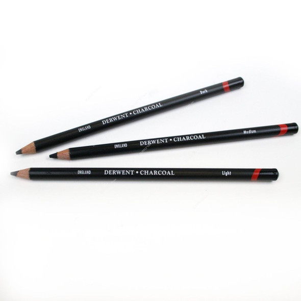Derwent Charcoal Pencil Set, 36300, 72 Pcs/Set