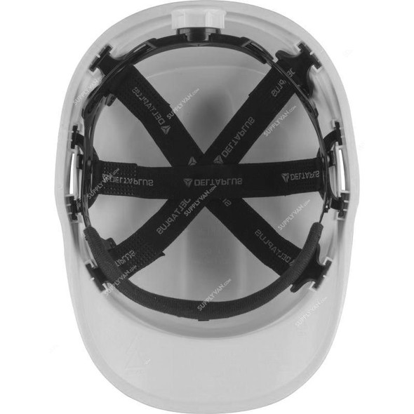 Delta Plus Baseball Cap Safety Helmet, DIAMOND-VUP-W, 53 to 63CM, ABS, White