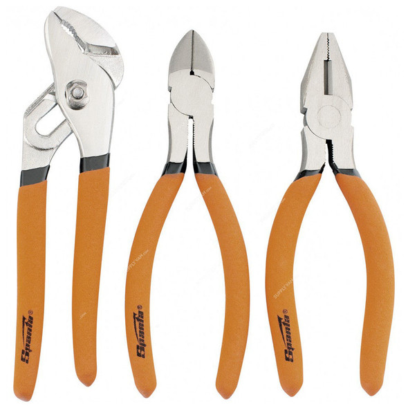 Sparta Pliers Set, 13545, 3 Pcs/Set