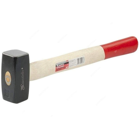 Mtx Sledge Hammer With Wooden Handle, 109029, Forged Steel, 1 Kg Head Weight