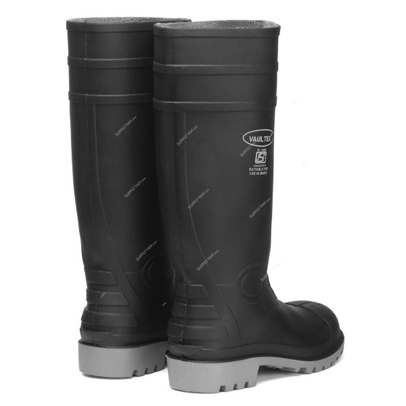 Vaultex Rain Gumboots, PKN, PVC, Size38, Black