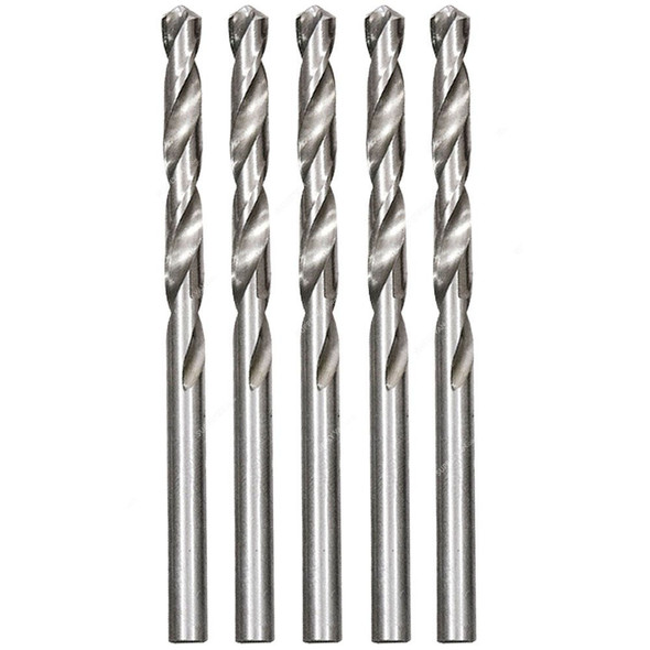 Mtx HSS Metal Drill Bit, 720209, Stainless Steel, Cylindrical Shank Type, 12MM, 5 Pcs/Pack