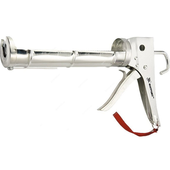 Mtx Half Open Caulking Gun, 886409, Metal, 310ML, Silver