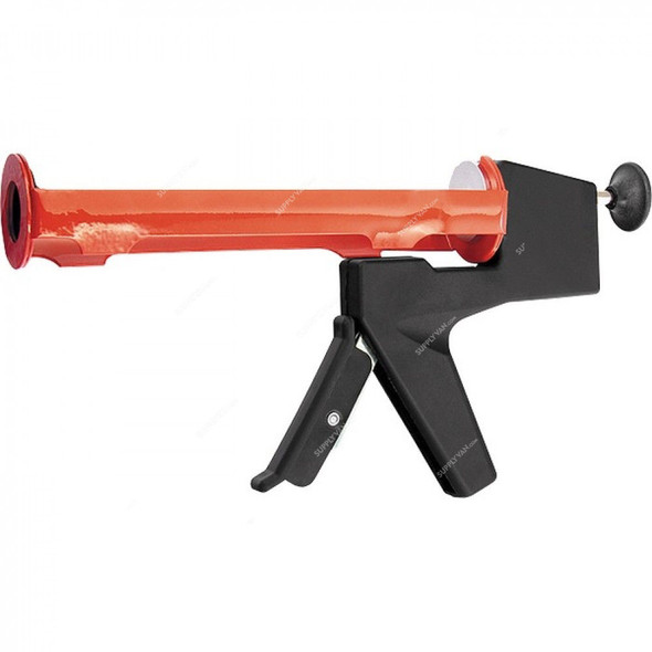 Mtx Half Open Caulking Gun, 886669, Metal, 310ML, Black/Red