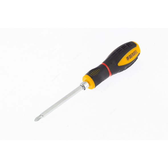 Denzel Quick-Change Screwdriver, 7711580, PH2 x SL1/4 Inch