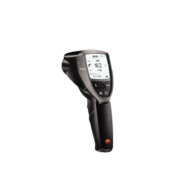 Testo Infrared Thermometer, 835-T1, 20, -30 to 600 Deg.C