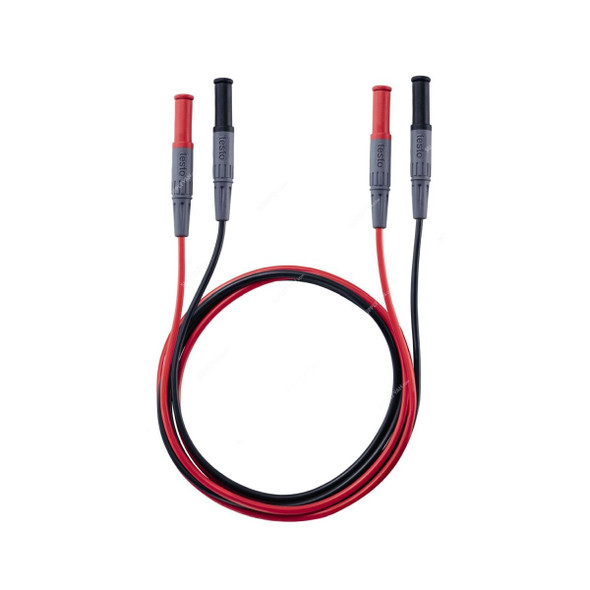 Testo Straight Test Lead, 0590-0013, 1115MM, Black/Red