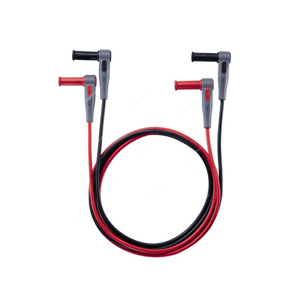 Testo Right Angle Test Lead, 0590-0014, 1075MM, Black/Red