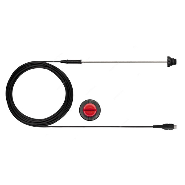 Testo Combustion Air Temperature Probe, 0600-9799, 2.2 Mtrs, -50 to 125 Deg.C