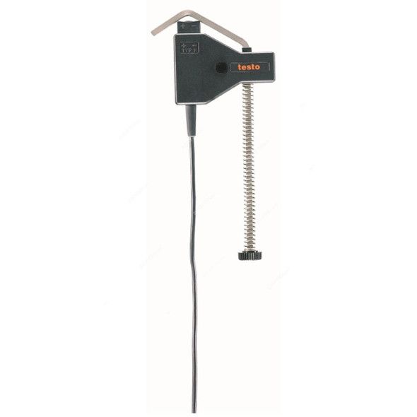 Testo TC Type K Temperature Probe With Clamping Bracket, 0602-4592, -60 to 130 Deg.C