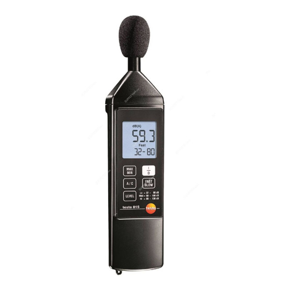 Testo Sound Level Meter, 815, +32 to +130 dB
