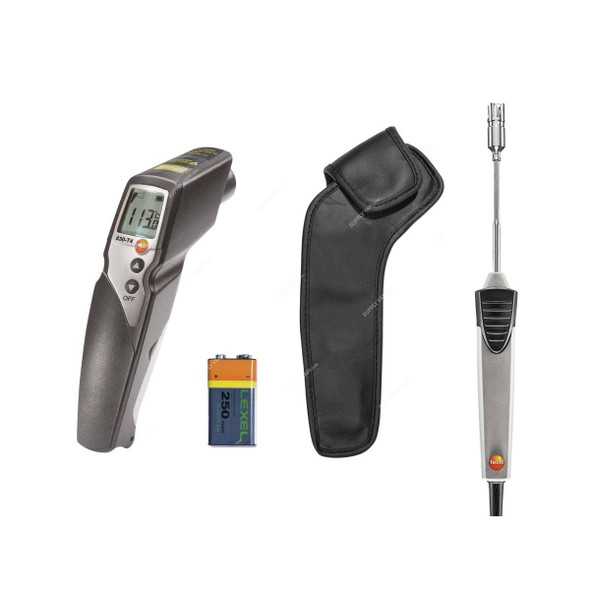Testo Infrared Thermometer Set, 830-T4-Set, -30 to +400 Deg.C, 3 Pcs/Kit