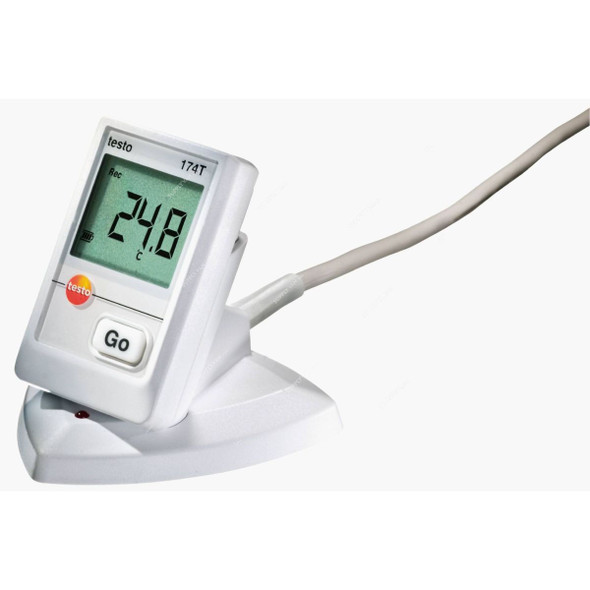 Testo Mini Temperature Data Logger, 174T, 1-Channel, -30 to +70 Deg.C