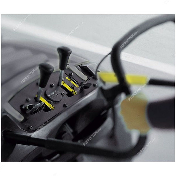 Karcher KM 85/50 W G Vacuum Sweeper, 13511090, 3300W, 610MM Working Width, 50 Ltrs Tank Capacity, Grey/Black