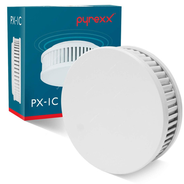 Pyrexx Wireless Smoke Alarm With Radio Module, PX-1C, Lithium Ion, 2 x 3V