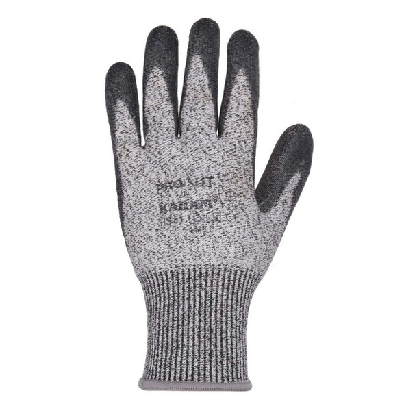 Karam HPPE Cut-4 PU Coated Hand Gloves, HS51, L, Black