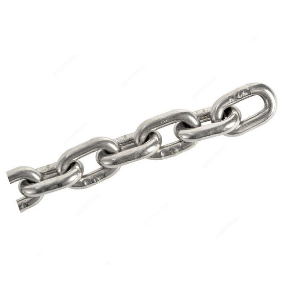 Stainless Steel Chain, 8MM, Silver