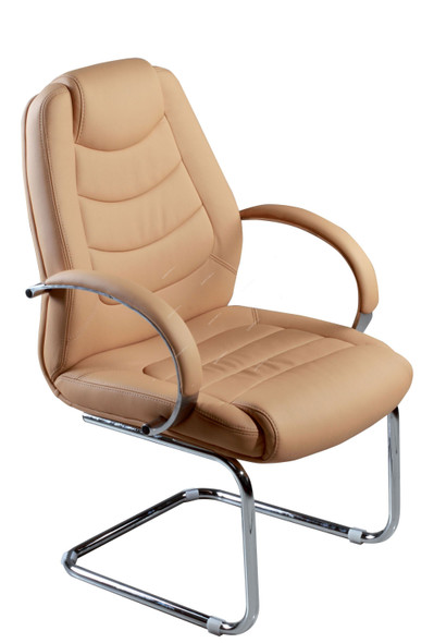 Avon Furniture Executive Office Chair, AV-56CV, Medium Back, Fixed Arm