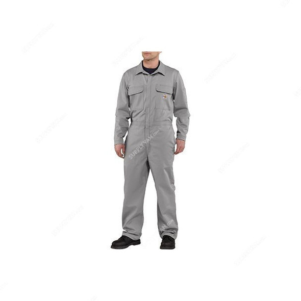 Armour Production Twill Cotton Pant and Shirt, Size S, Grey