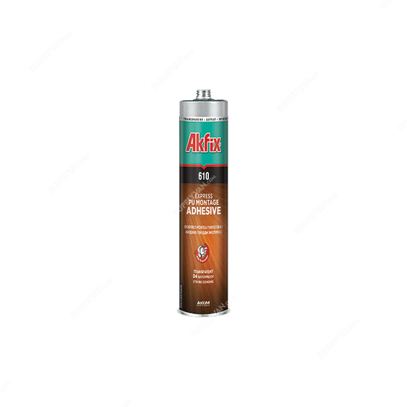 Akfix Express PU Montage Adhesive, 610, Colourless